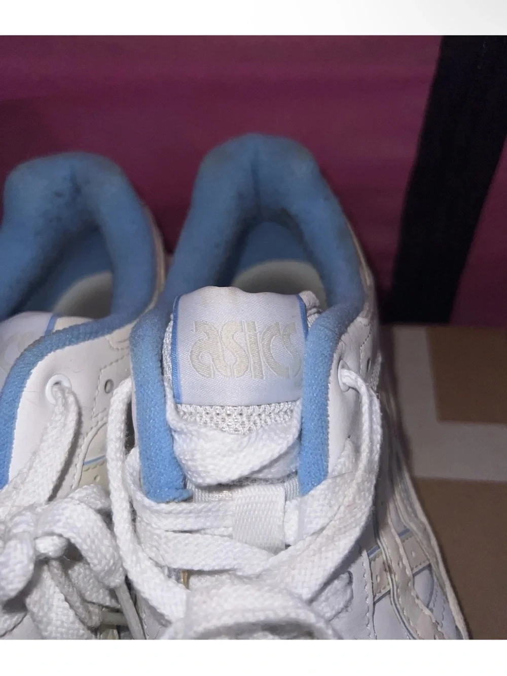 Size 7 - ASICS EX89 White Light‎ Blue